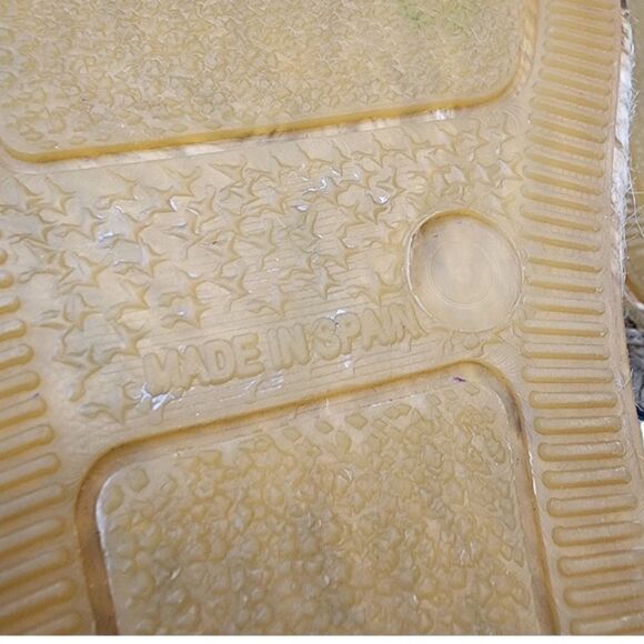 Sam Edelman- Krissy Leather Suede Mixed Media Canvas Espadrille Flats, Size 8 - Picture 12 of 13